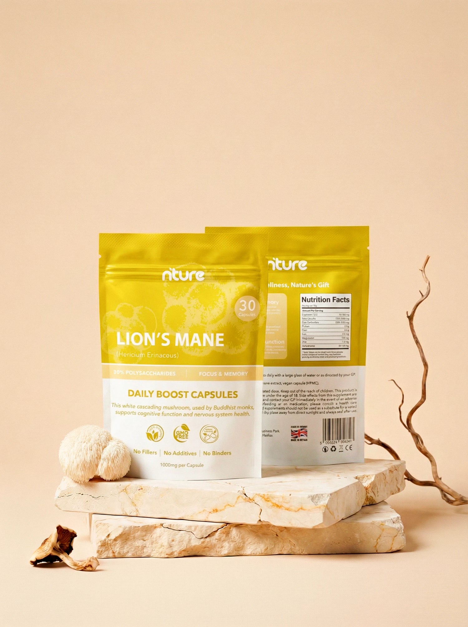 Lion's Mane Mushroom Capsules