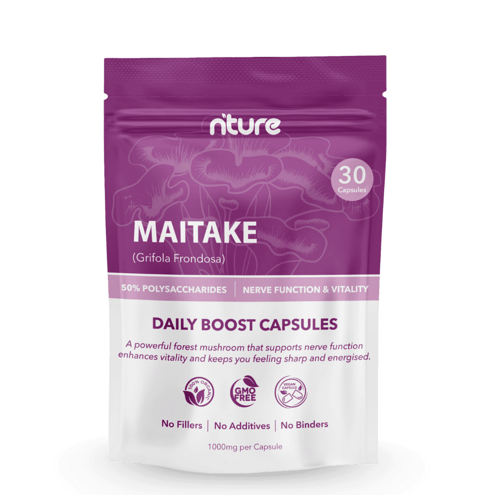 Maitake Mushroom Capsules – front label